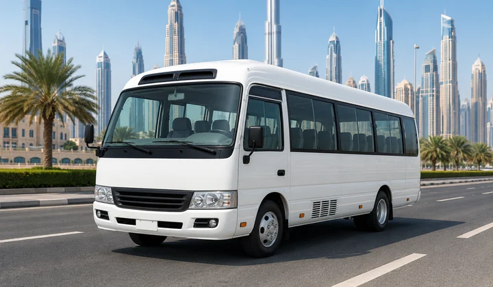 Twenty-two-seat coaster bus