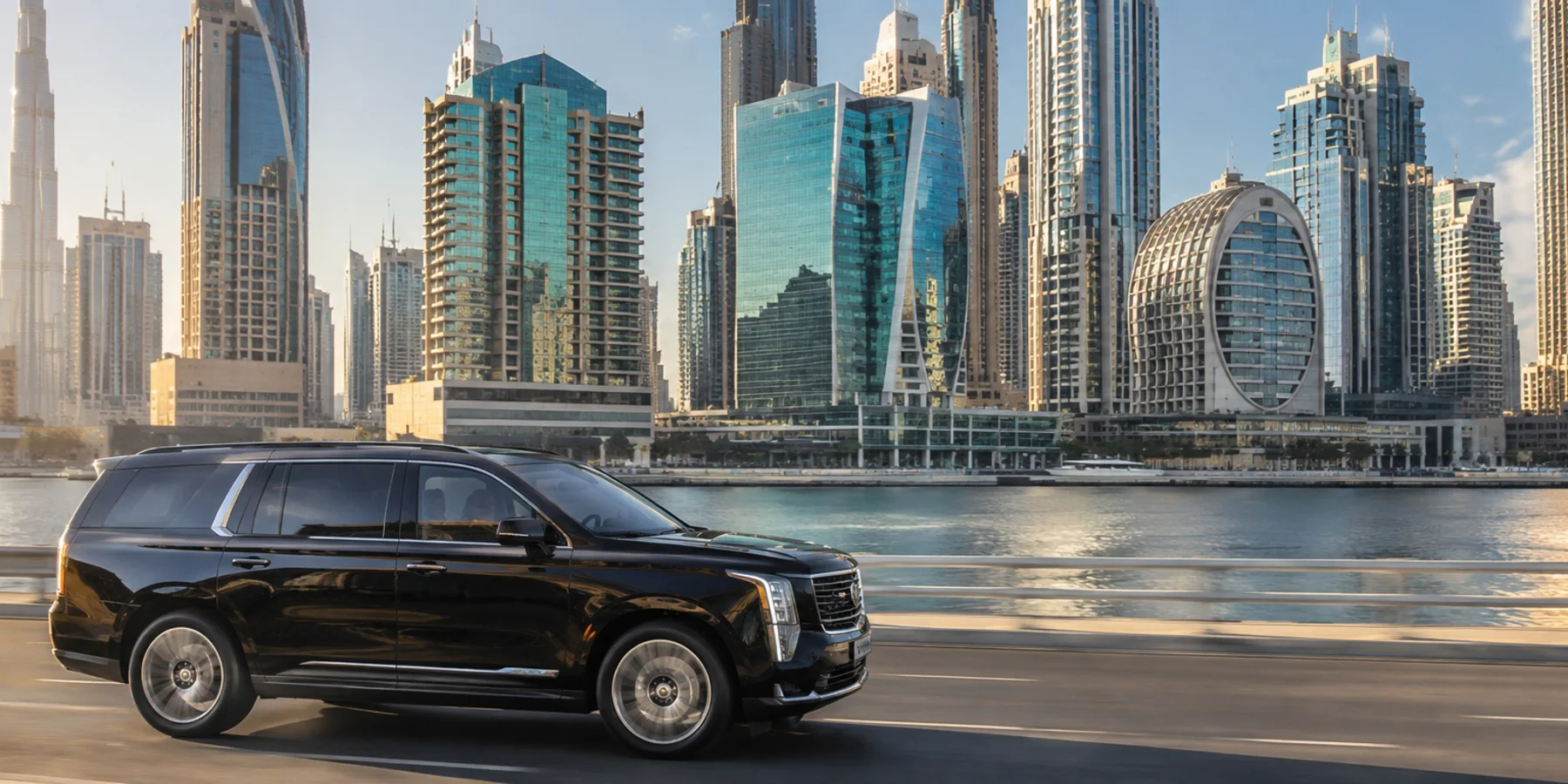 Affordable private car with driver for practical transport in Dubai