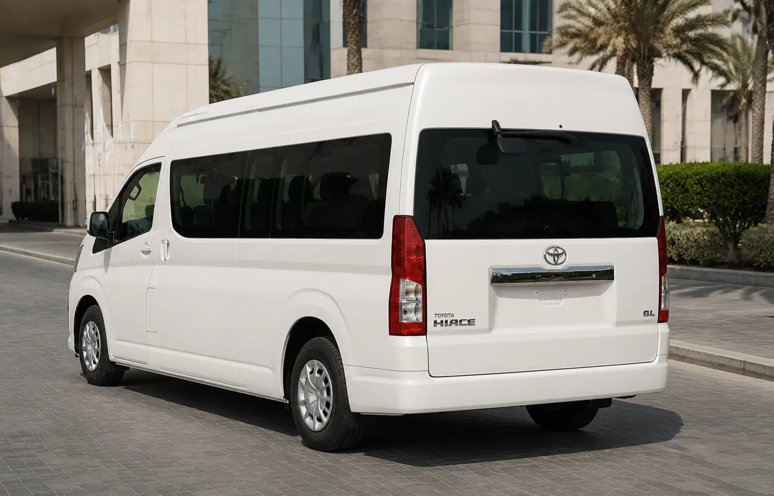 Additional view of a 12 seater passenger van in Abu Dhabi