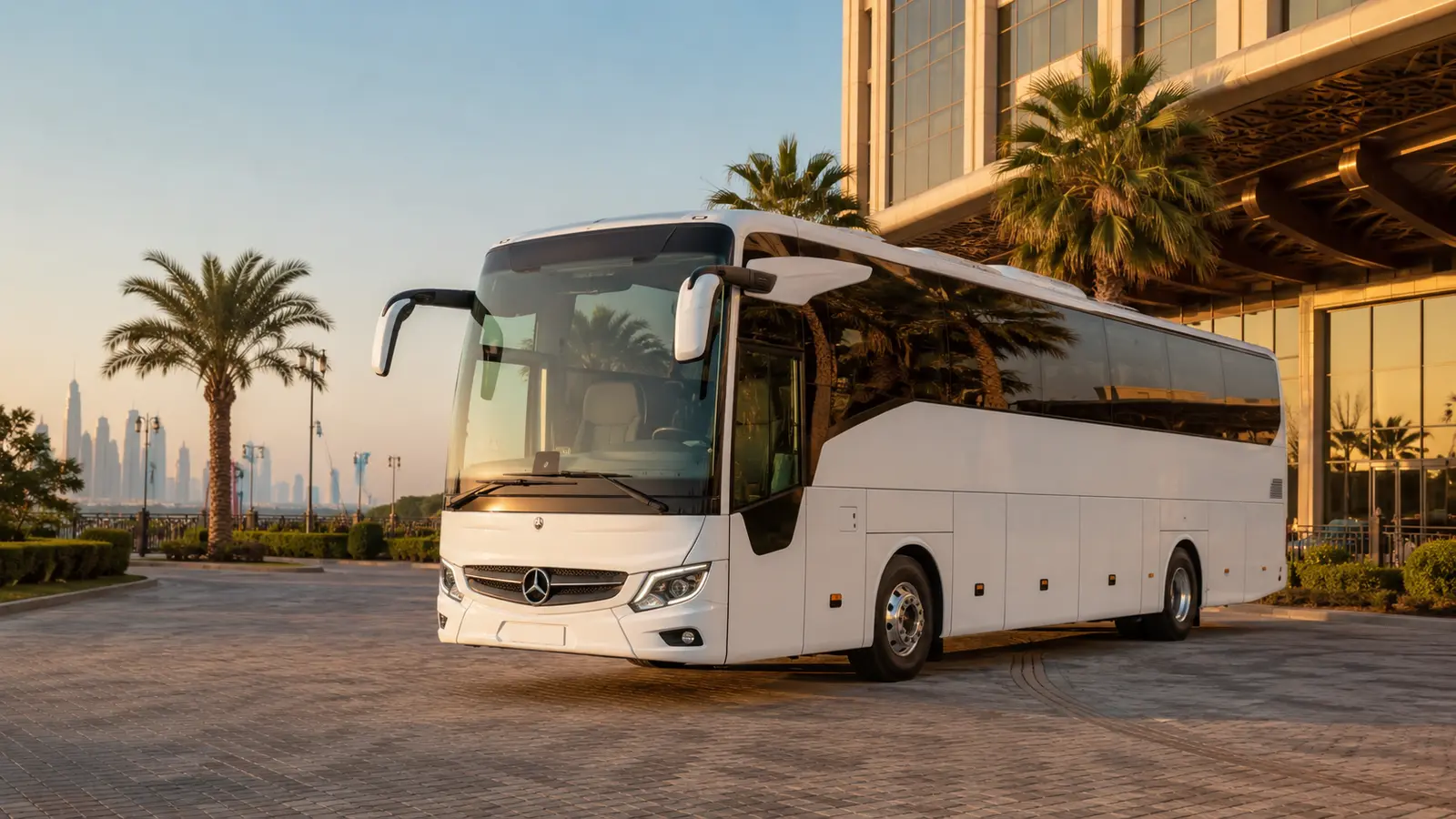 Luxury Coach Bus available from Bus World in the UAE
