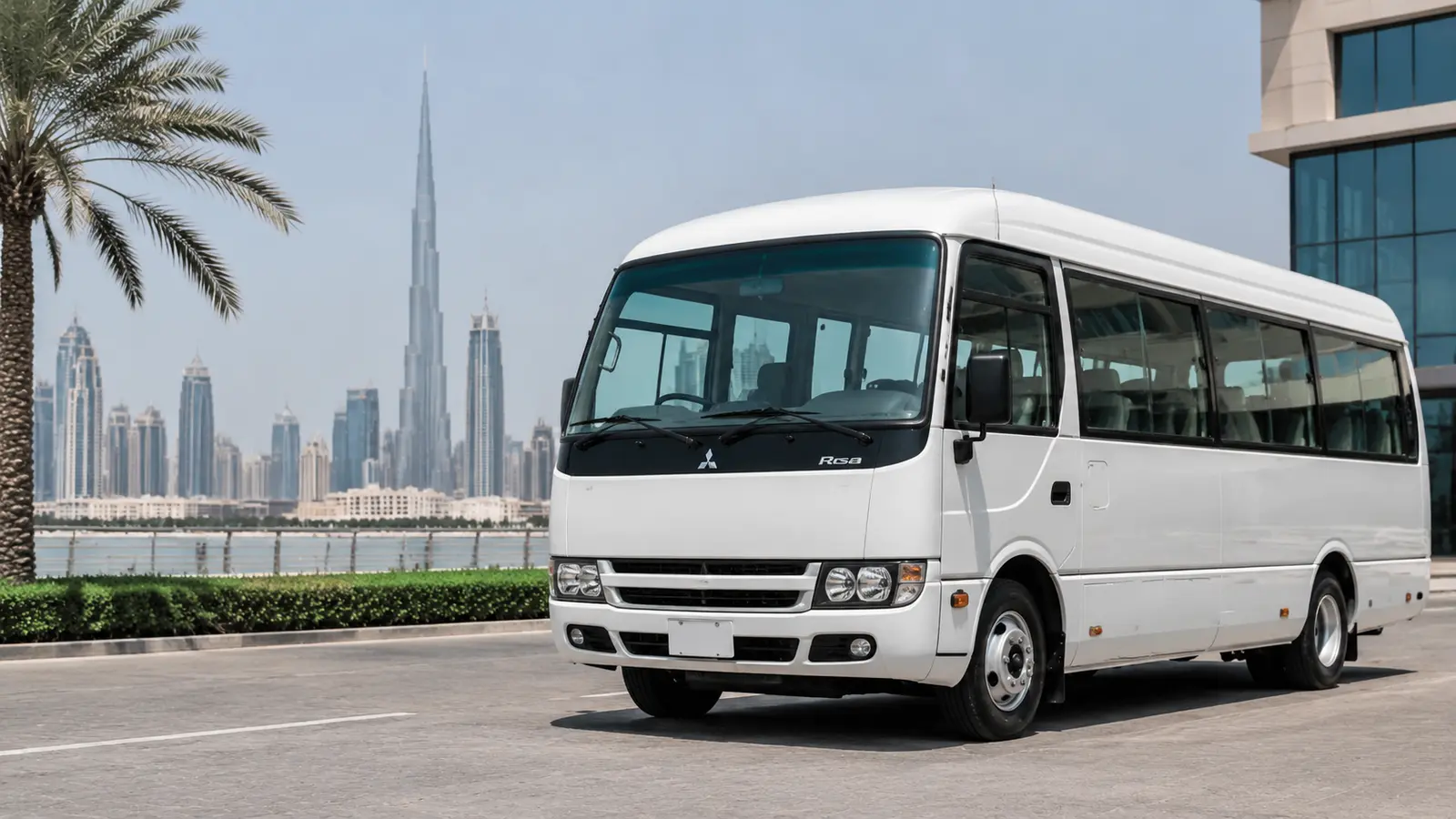 Mitsubishi Rosa Bus available from Bus World in the UAE