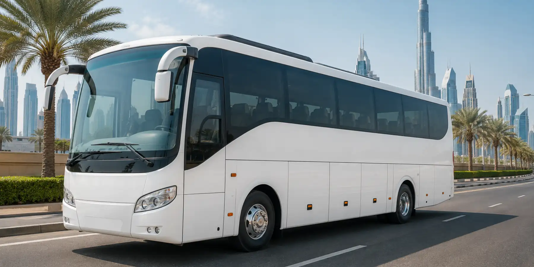 Premium seven seat or family taxi style vehicle in Dubai with passengers