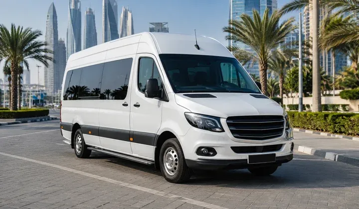 Executive Van recommended by Bus World for passenger transport in the UAE