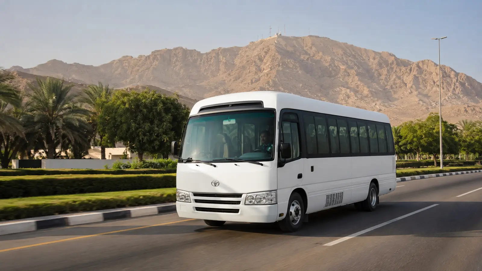 Group transport from Abu Dhabi to Al Ain