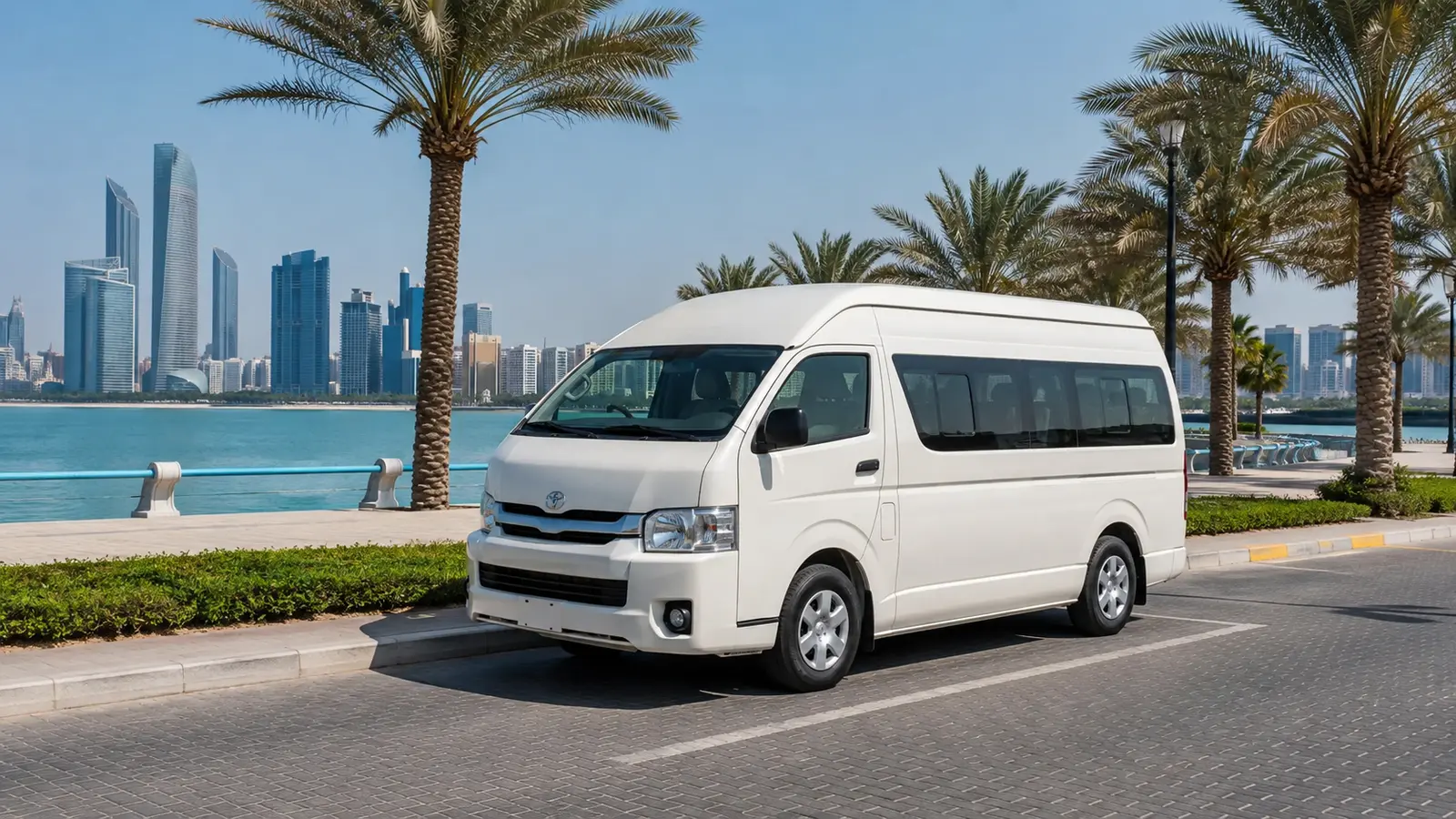 Group transport to Abu Dhabi Corniche