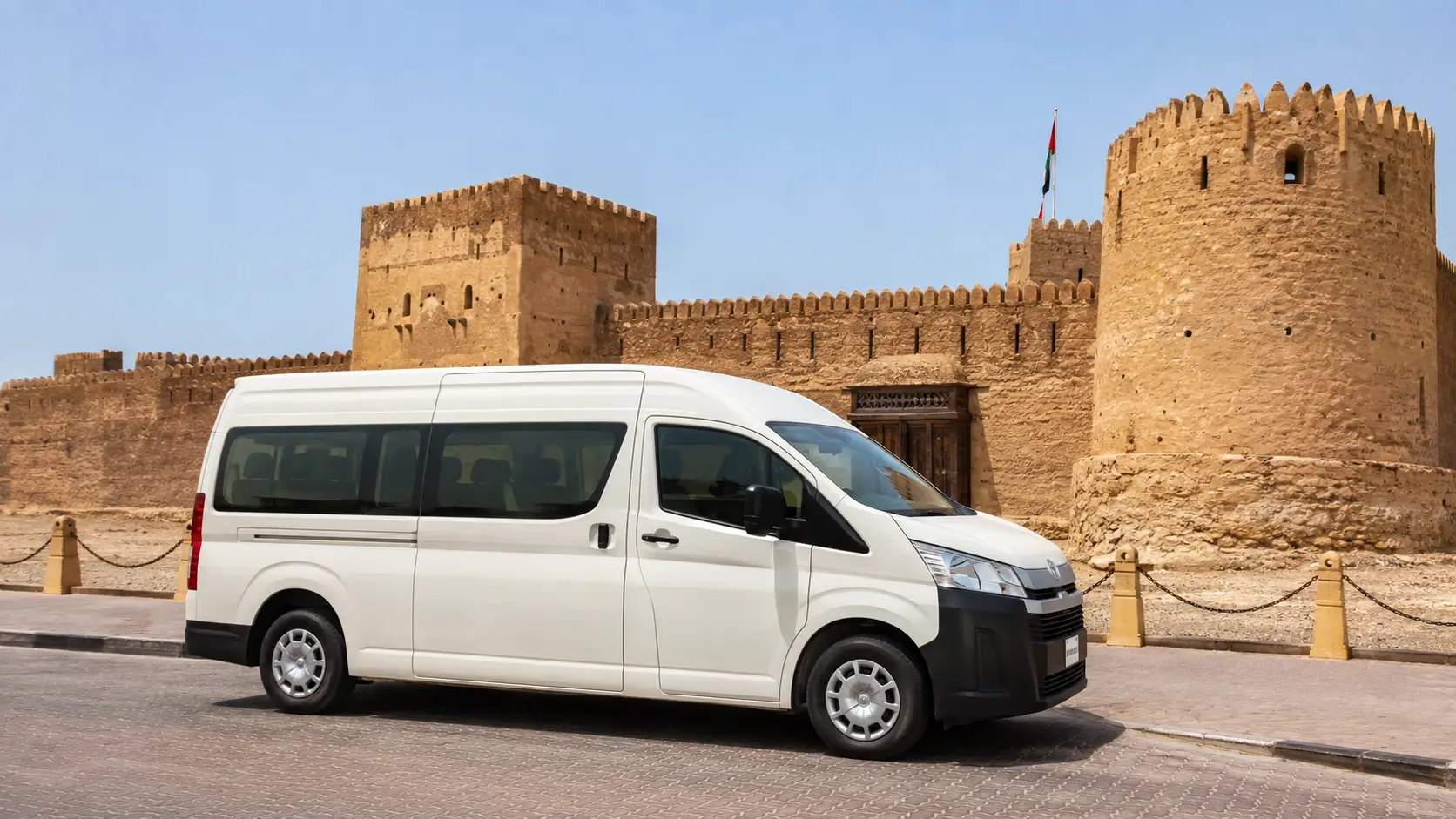 Group transport for Ajman Museum visits