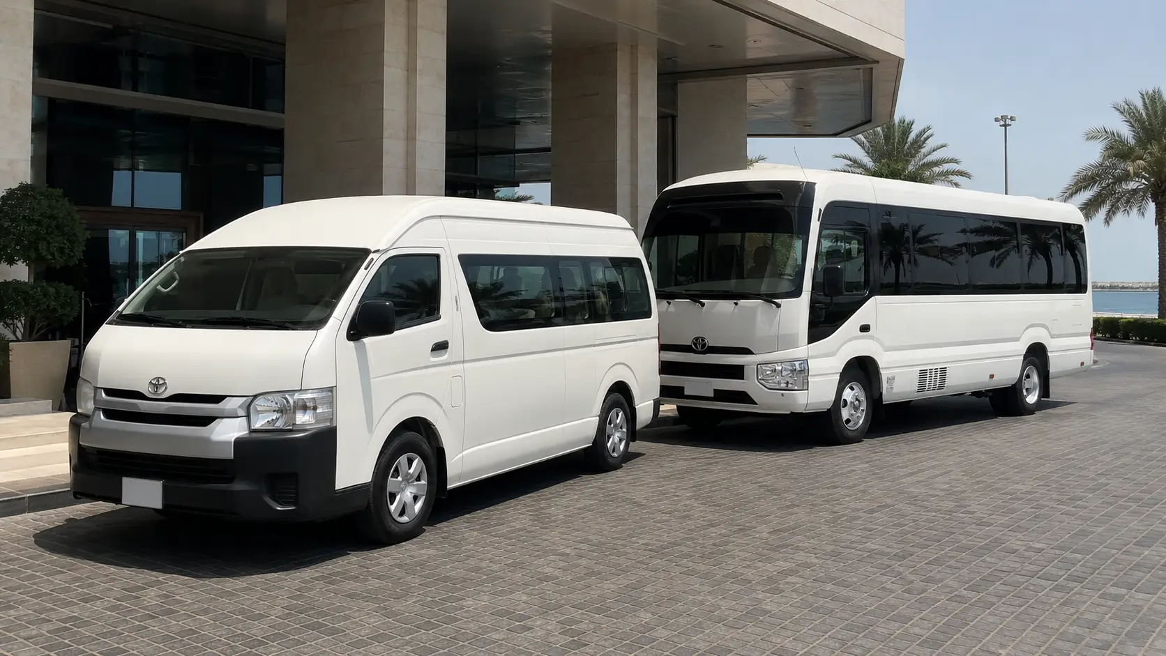 Passenger van for group transport in Ajman