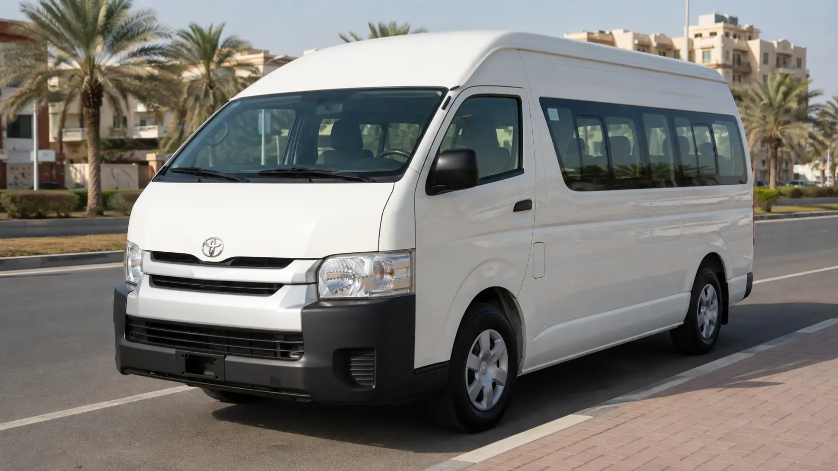 13–15 seater van for group transport in Ajman