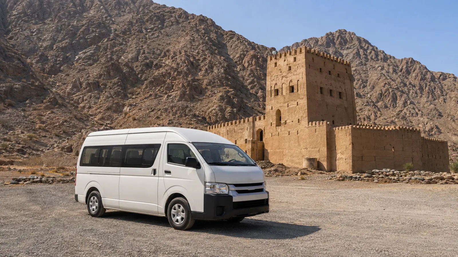 Group transport for Al Hayl Fort visits in Fujairah