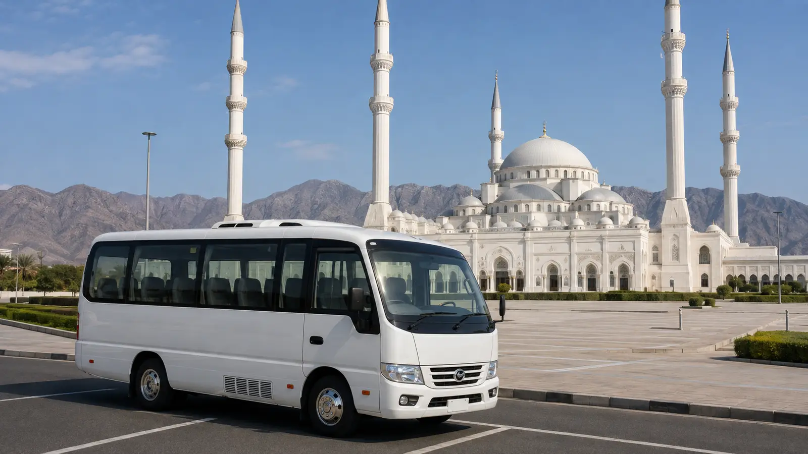 Group transport for Sheikh Zayed Mosque Fujairah