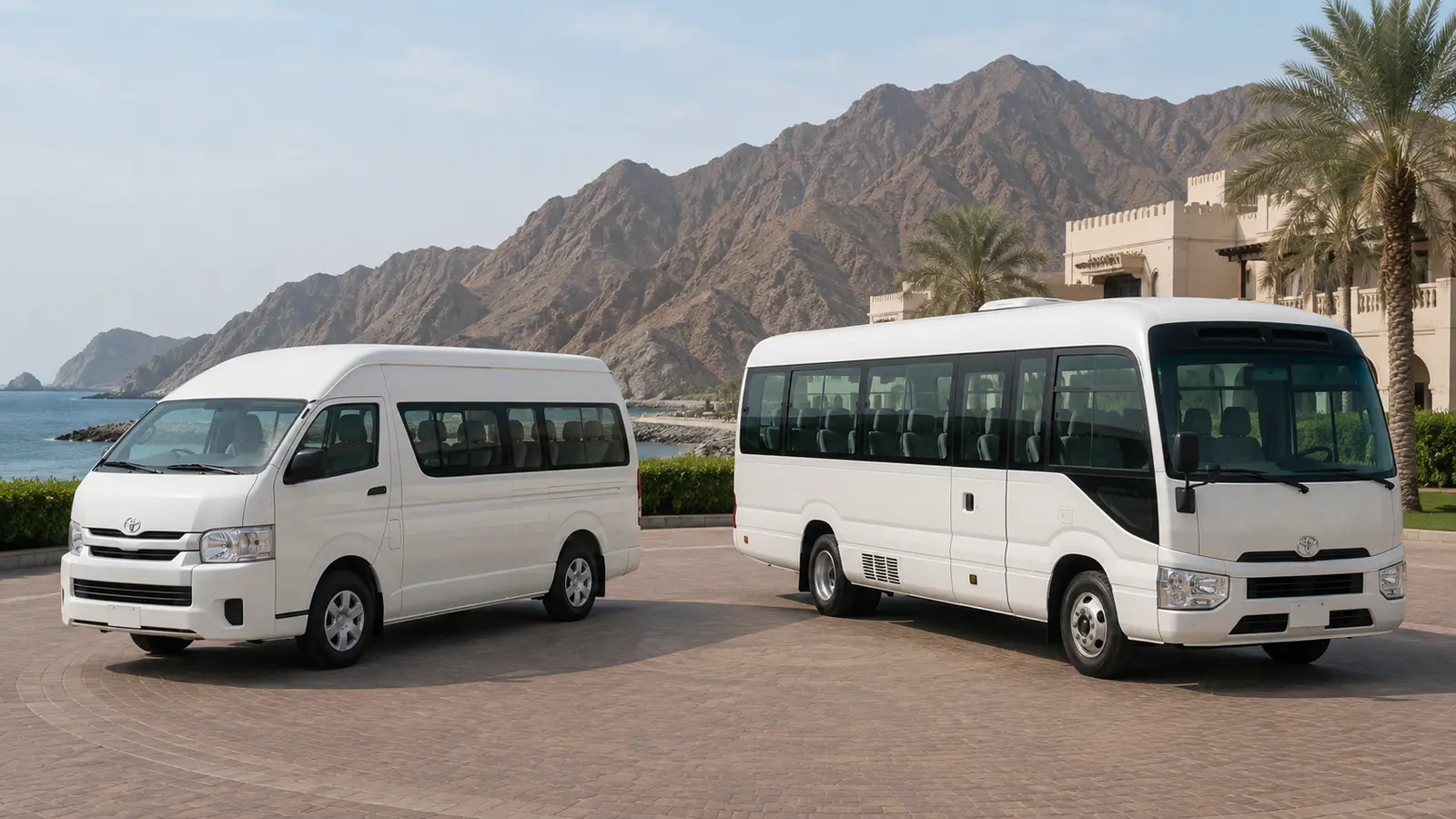 Passenger van for group transport in Fujairah