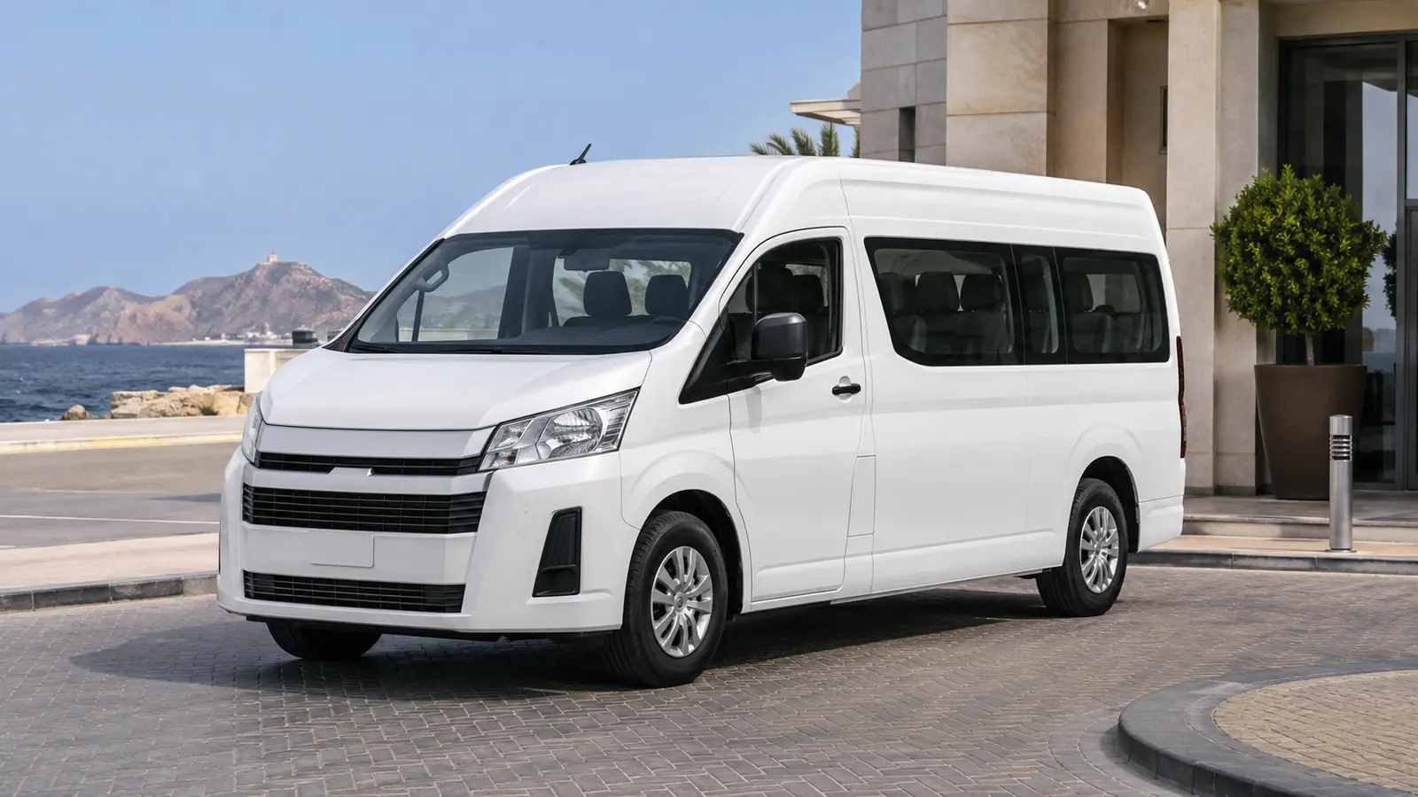 12 seater van for airport hotel and corporate transport in Fujairah