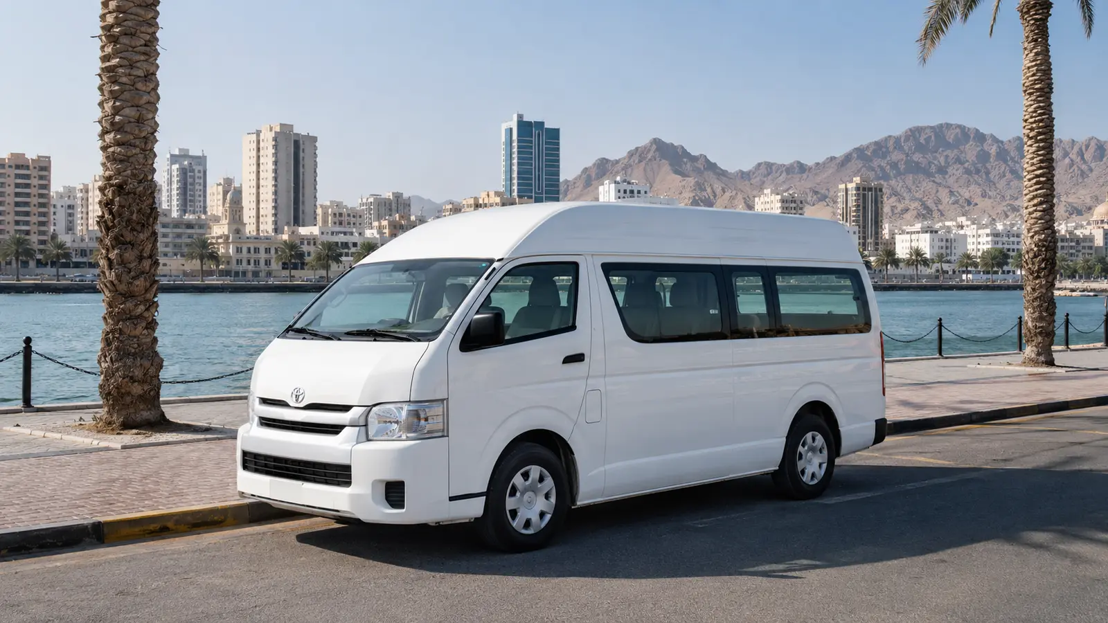 Group transport for RAK Corniche and city sightseeing