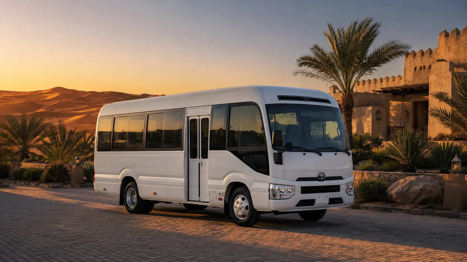Group transport for Ras Al Khaimah desert destinations