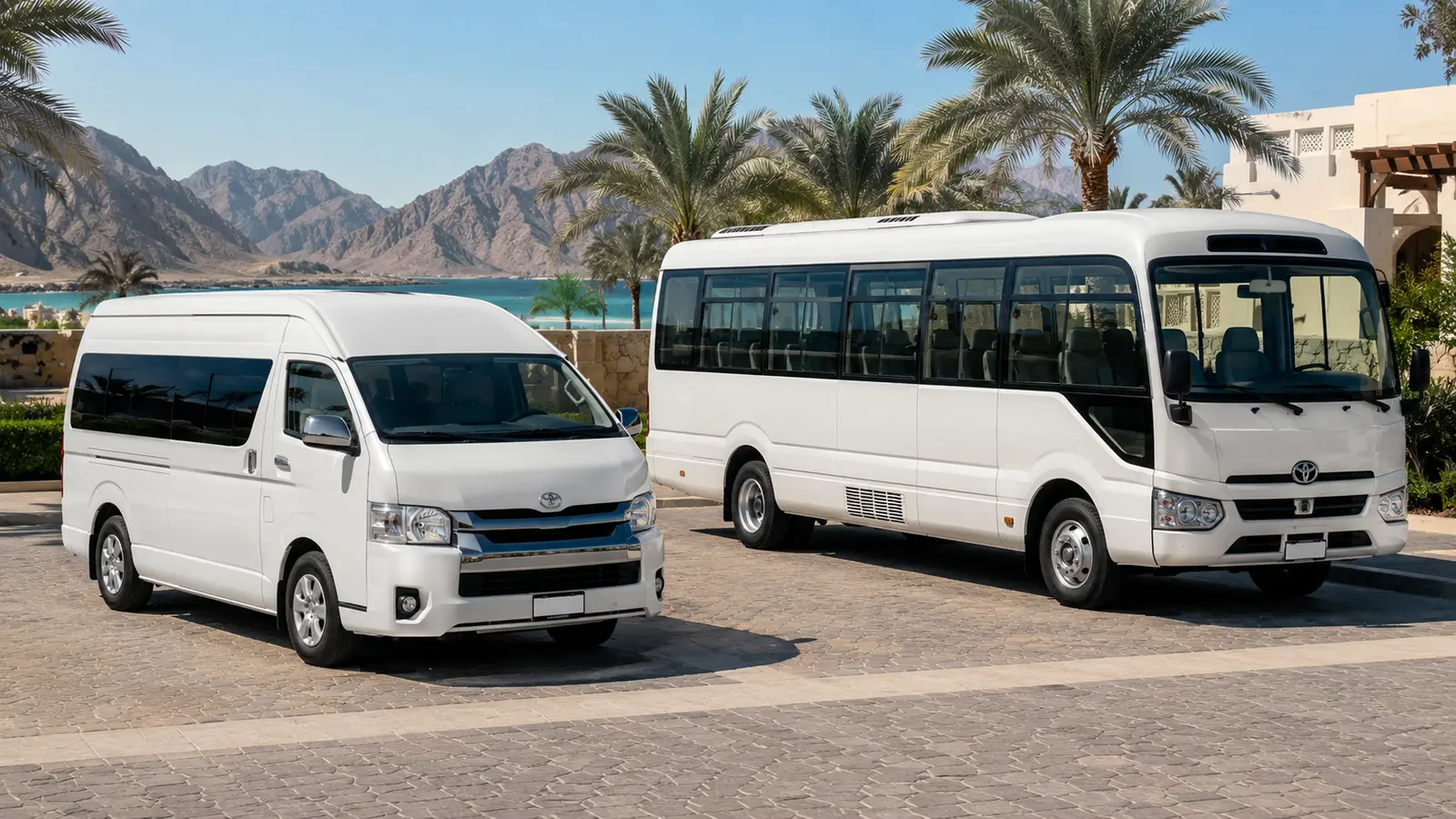 Passenger van for group transport in Ras Al Khaimah