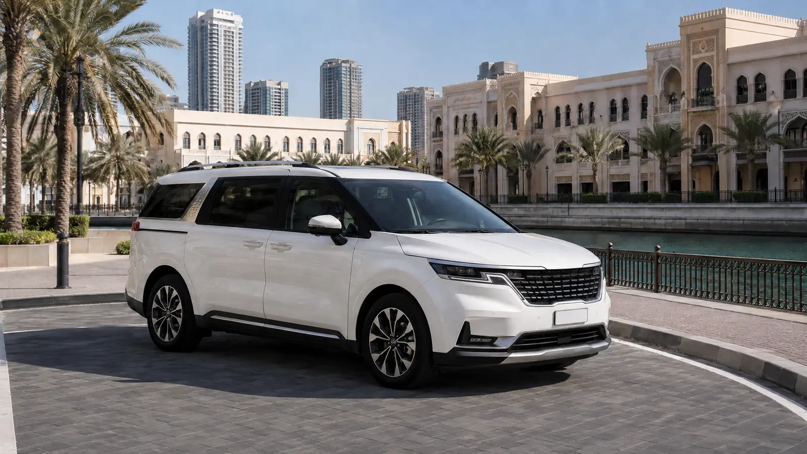 Group transport to Al Qasba in Sharjah