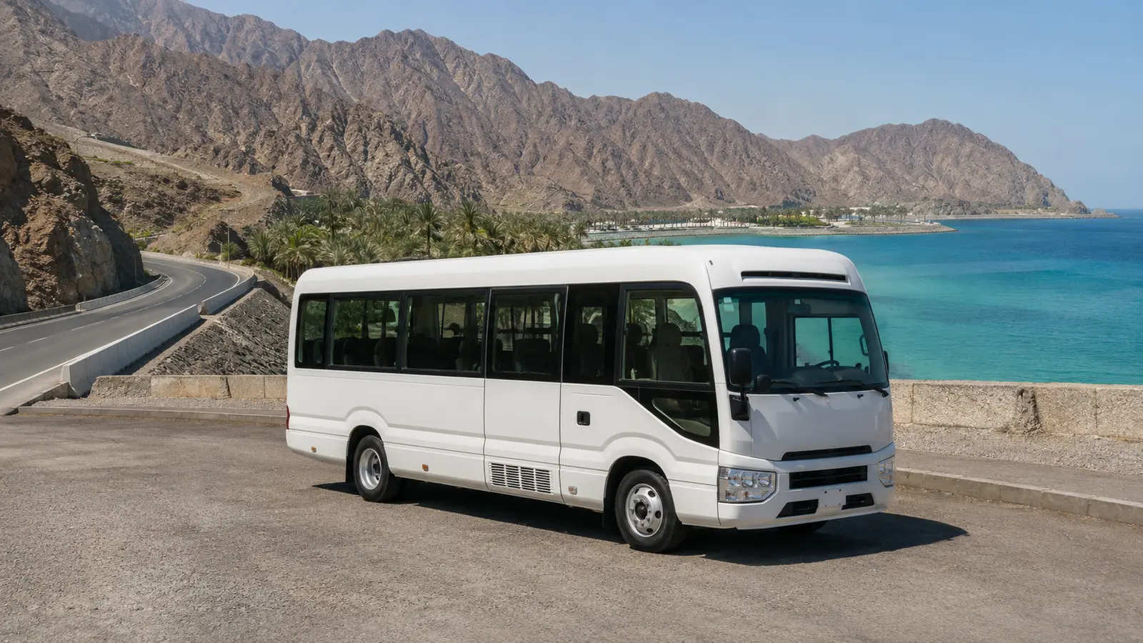 Group transport from Sharjah to Khor Fakkan
