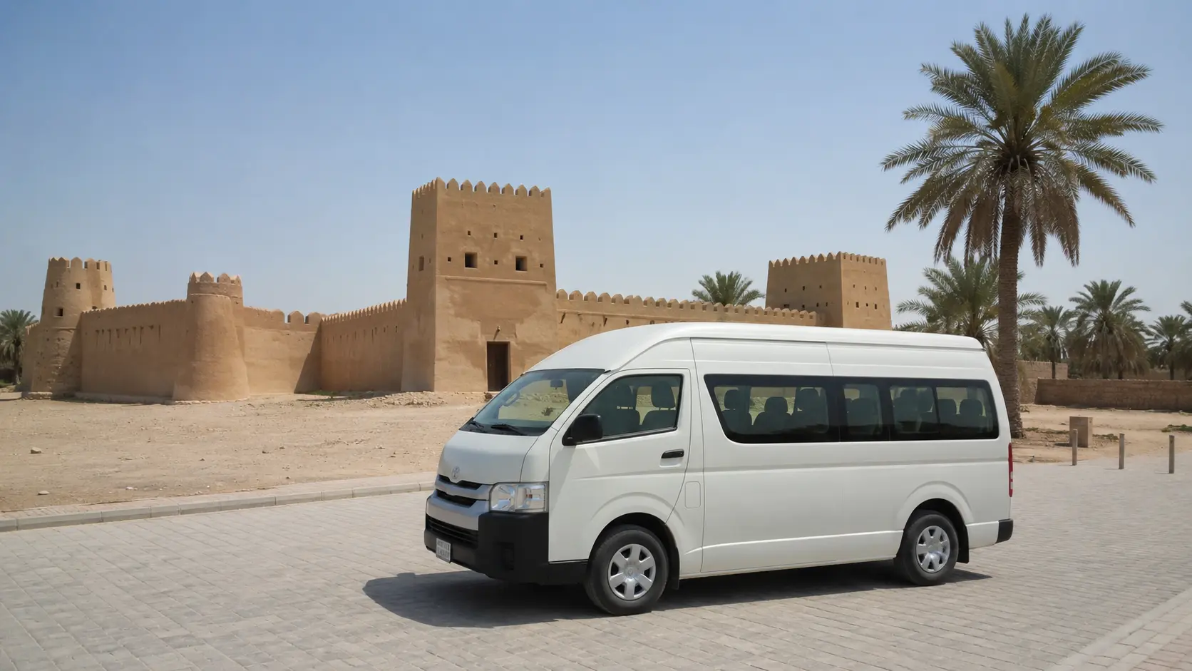 Group transport to Falaj Al Mualla Fort Umm Al Quwain