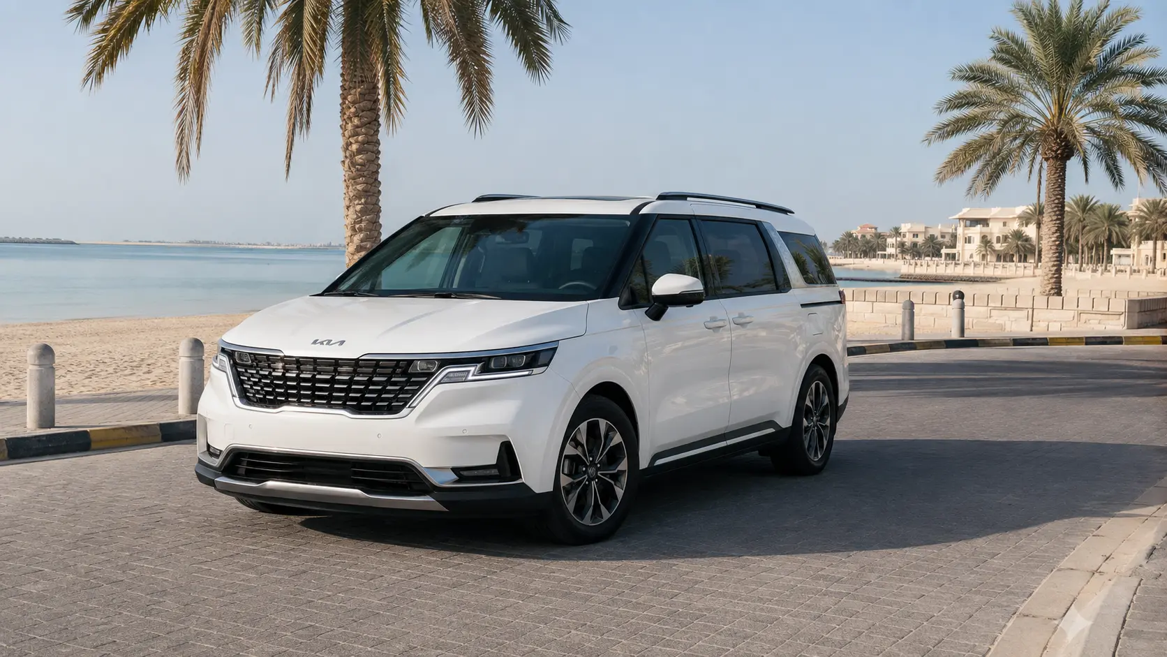 Group transport to Umm Al Quwain Beach