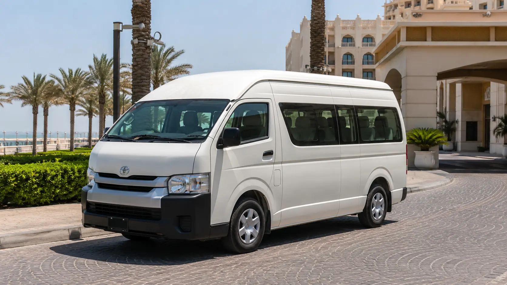 12 seater van for airport family and staff transport in Umm Al Quwain