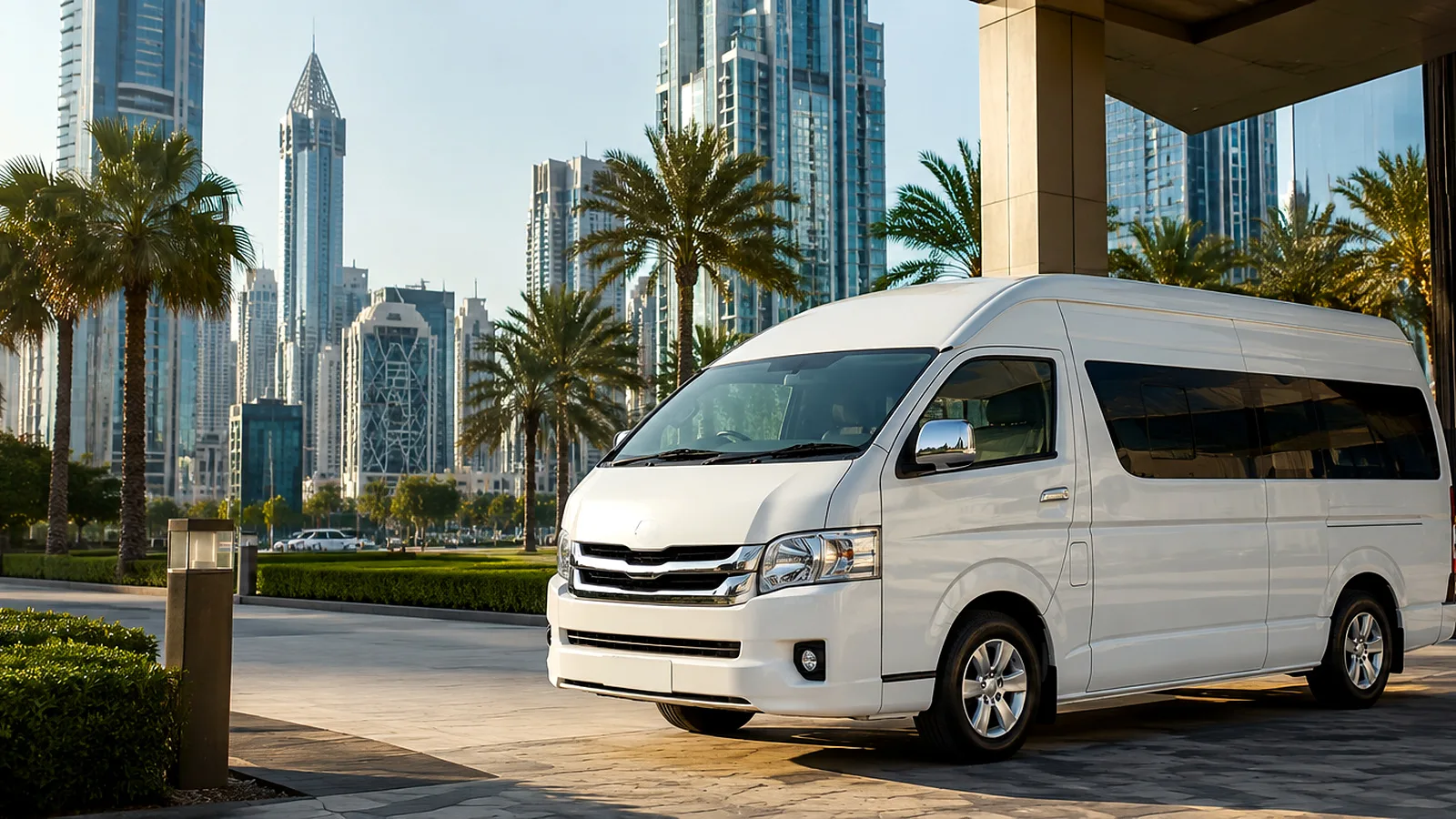 Ajman to Dubai Airport route