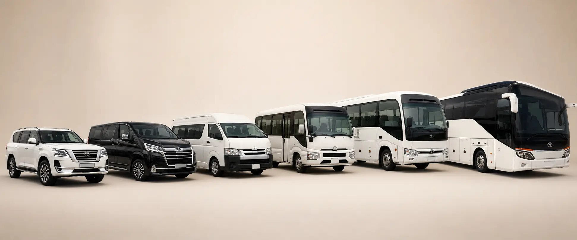 Bus World private transfer fleet for UAE routes